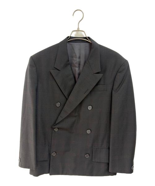 Y's for men（ワイズフォーメン）Y's for men (ワイズフォーメン) テーラードジャケット ブラック×ブラウン サイズ:Mの古着・服飾アイテム