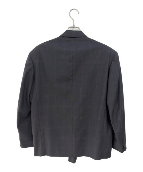 Y's for men（ワイズフォーメン）Y's for men (ワイズフォーメン) テーラードジャケット ブラック×ブラウン サイズ:Mの古着・服飾アイテム