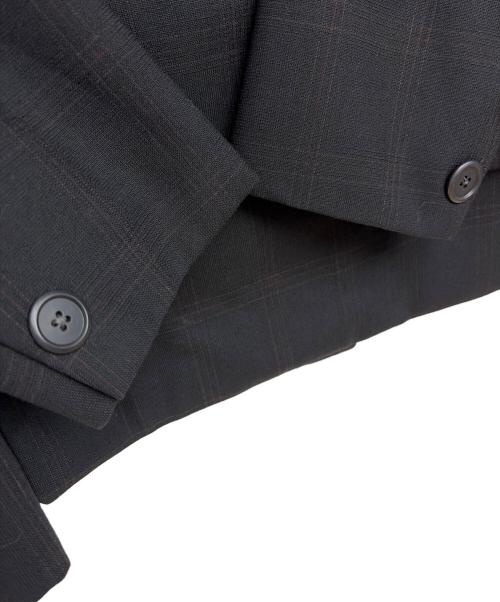 Y's for men（ワイズフォーメン）Y's for men (ワイズフォーメン) テーラードジャケット ブラック×ブラウン サイズ:Mの古着・服飾アイテム