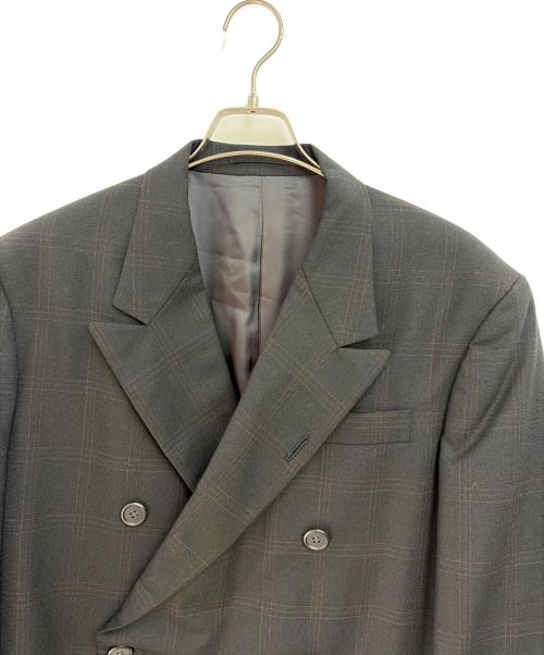 Y's for men（ワイズフォーメン）Y's for men (ワイズフォーメン) テーラードジャケット ブラック×ブラウン サイズ:Mの古着・服飾アイテム