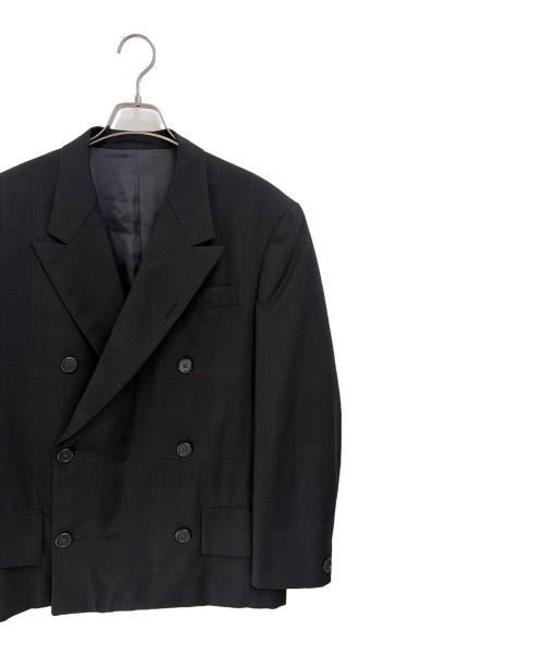 Y's for men（ワイズフォーメン）Y's for men (ワイズフォーメン) テーラードジャケット ブラック×ブラウン サイズ:Mの古着・服飾アイテム
