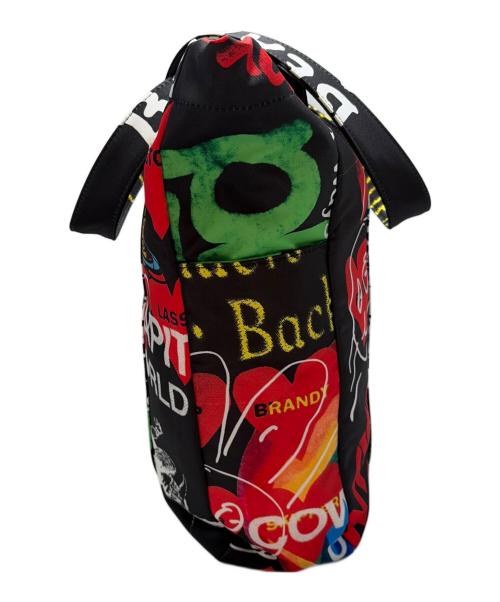 Vivienne Westwood（ヴィヴィアンウエストウッド）Vivienne Westwood (ヴィヴィアンウエストウッド) トートバッグ ブラック×マルチカラーの古着・服飾アイテム