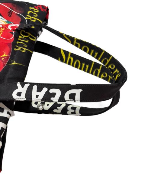 Vivienne Westwood（ヴィヴィアンウエストウッド）Vivienne Westwood (ヴィヴィアンウエストウッド) トートバッグ ブラック×マルチカラーの古着・服飾アイテム
