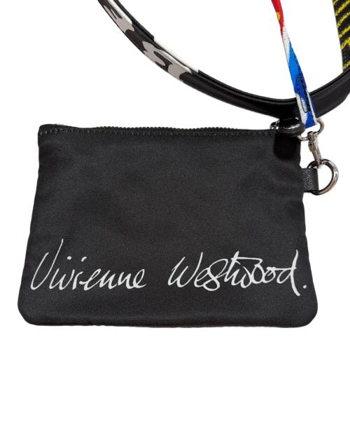 Vivienne Westwood（ヴィヴィアンウエストウッド）Vivienne Westwood (ヴィヴィアンウエストウッド) トートバッグ ブラック×マルチカラーの古着・服飾アイテム