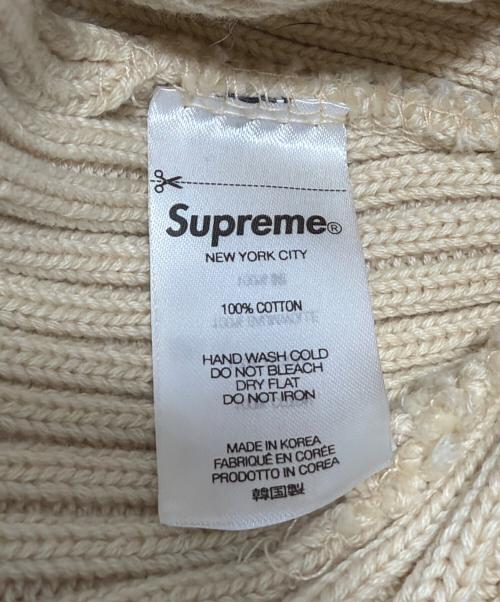 SUPREME（シュプリーム）SUPREME (シュプリーム) ニット帽 アイボリーの古着・服飾アイテム