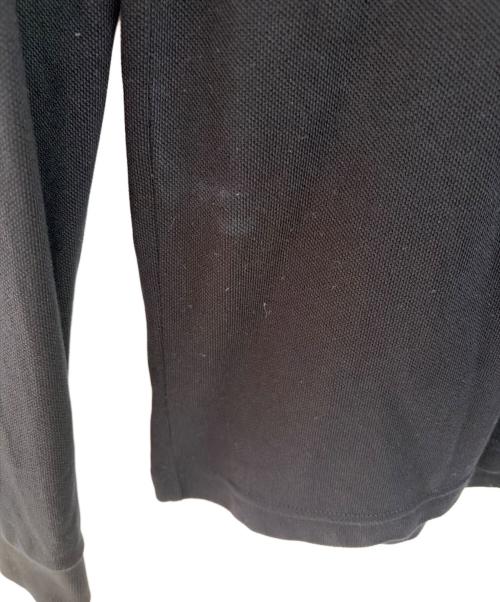 FRED PERRY（フレッドペリー）FRED PERRY (フレッドペリー) 長袖ポロシャツ ブラック×ブラウン サイズ:Sの古着・服飾アイテム
