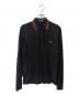 FRED PERRY（フレッドペリー）の古着「長袖ポロシャツ」｜ブラック×ブラウン