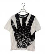 COMME des GARCONSコムデギャルソン）の古着「半袖Tシャツ」｜ホワイト×ブラック