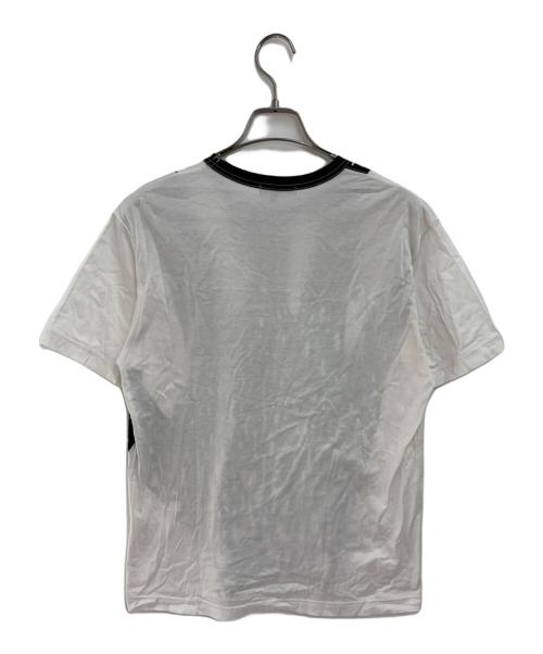 COMME des GARCONS（コムデギャルソン）COMME des GARCONS (コムデギャルソン) 半袖Tシャツ ホワイト×ブラック サイズ:Mの古着・服飾アイテム