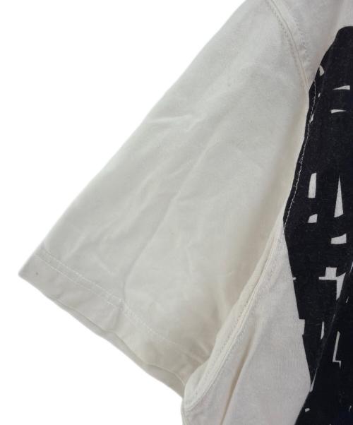 COMME des GARCONS（コムデギャルソン）COMME des GARCONS (コムデギャルソン) 半袖Tシャツ ホワイト×ブラック サイズ:Mの古着・服飾アイテム