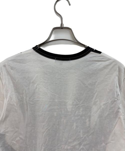 COMME des GARCONS（コムデギャルソン）COMME des GARCONS (コムデギャルソン) 半袖Tシャツ ホワイト×ブラック サイズ:Mの古着・服飾アイテム