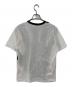 COMME des GARCONS (コムデギャルソン) 半袖Tシャツ ホワイト×ブラック サイズ:M：6000円