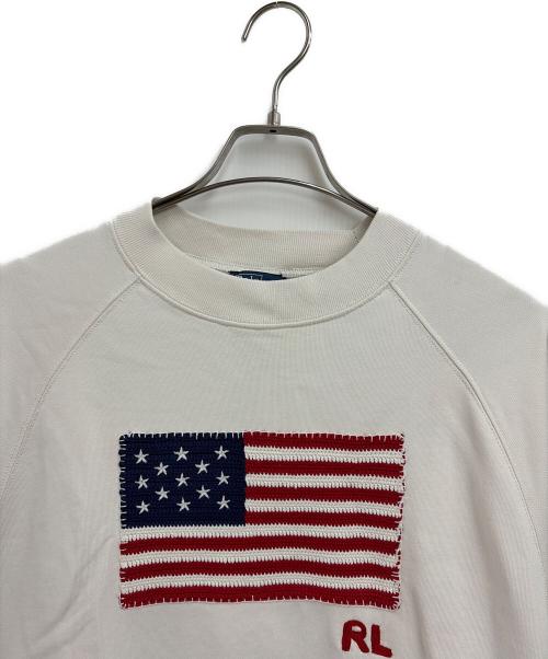 POLO RALPH LAUREN（ポロ・ラルフローレン）POLO RALPH LAUREN (ポロ・ラルフローレン) スウェット ホワイト サイズ:M 未使用品の古着・服飾アイテム