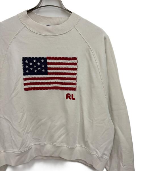 POLO RALPH LAUREN（ポロ・ラルフローレン）POLO RALPH LAUREN (ポロ・ラルフローレン) スウェット ホワイト サイズ:M 未使用品の古着・服飾アイテム