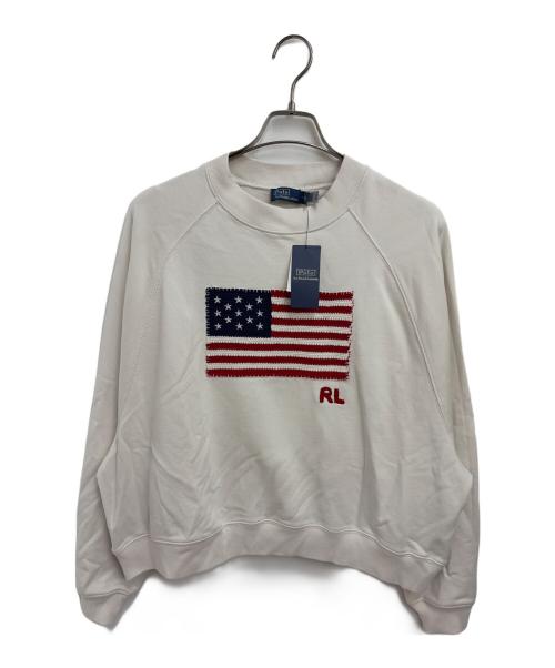 POLO RALPH LAUREN（ポロ・ラルフローレン）POLO RALPH LAUREN (ポロ・ラルフローレン) スウェット ホワイト サイズ:M 未使用品の古着・服飾アイテム