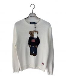 POLO RALPH LAUREN（ポロ・ラルフローレン）の古着「厚手ニット」｜ホワイト