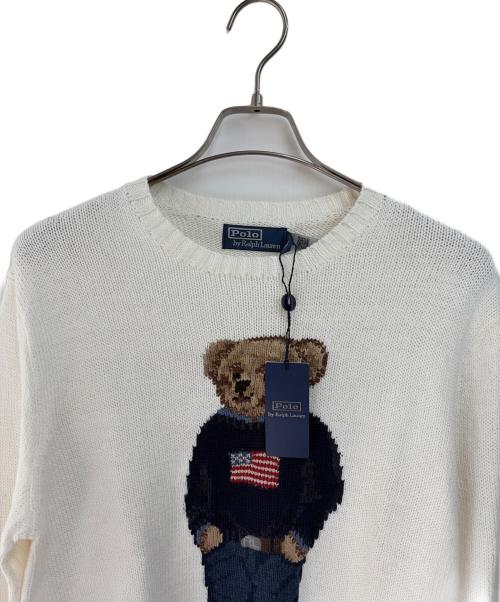 POLO RALPH LAUREN（ポロ・ラルフローレン）POLO RALPH LAUREN (ポロ・ラルフローレン) 厚手ニット ホワイト サイズ:S 未使用品の古着・服飾アイテム