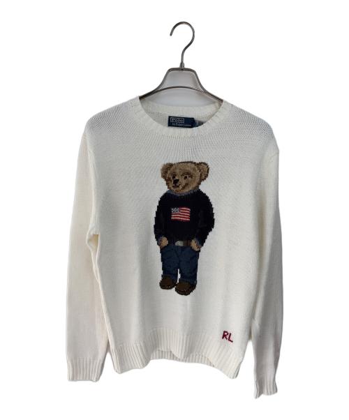 POLO RALPH LAUREN（ポロ・ラルフローレン）POLO RALPH LAUREN (ポロ・ラルフローレン) 厚手ニット ホワイト サイズ:S 未使用品の古着・服飾アイテム