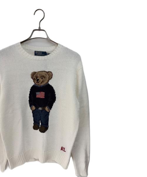 POLO RALPH LAUREN（ポロ・ラルフローレン）POLO RALPH LAUREN (ポロ・ラルフローレン) 厚手ニット ホワイト サイズ:S 未使用品の古着・服飾アイテム