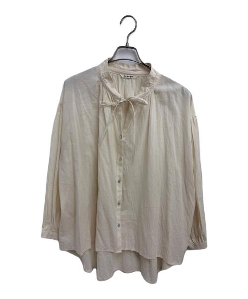 tumugu（ツムグ）tumugu (ツムグ) 長袖ブラウス キナリ サイズ:Fの古着・服飾アイテム