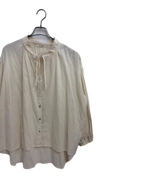 tumugu（ツムグ）tumugu (ツムグ) 長袖ブラウス キナリ サイズ:Fの古着・服飾アイテム
