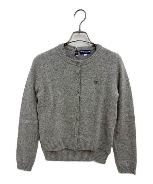 BURBERRY BLUE LABEL（バーバリー ブルー レーベル）BURBERRY BLUE LABEL (バーバリー ブルー レーベル) 薄手カーディガン グレー サイズ:38の古着・服飾アイテム