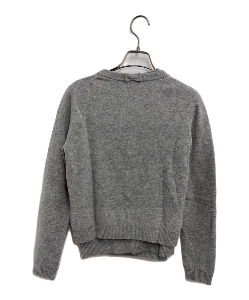 BURBERRY BLUE LABEL（バーバリー ブルー レーベル）BURBERRY BLUE LABEL (バーバリー ブルー レーベル) 薄手カーディガン グレー サイズ:38の古着・服飾アイテム