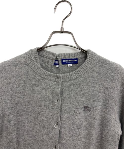BURBERRY BLUE LABEL（バーバリー ブルー レーベル）BURBERRY BLUE LABEL (バーバリー ブルー レーベル) 薄手カーディガン グレー サイズ:38の古着・服飾アイテム
