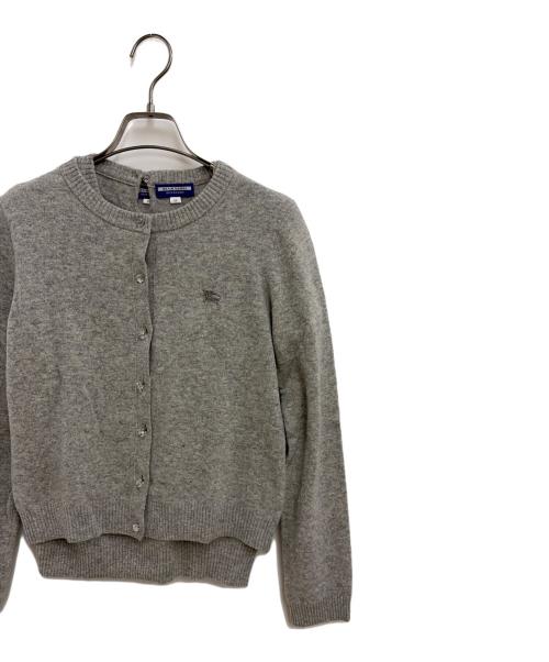BURBERRY BLUE LABEL（バーバリー ブルー レーベル）BURBERRY BLUE LABEL (バーバリー ブルー レーベル) 薄手カーディガン グレー サイズ:38の古着・服飾アイテム
