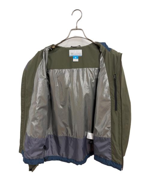 Columbia（コロンビア）Columbia (コロンビア) マウンテンパーカー グリーン×ブルー サイズ:Sの古着・服飾アイテム