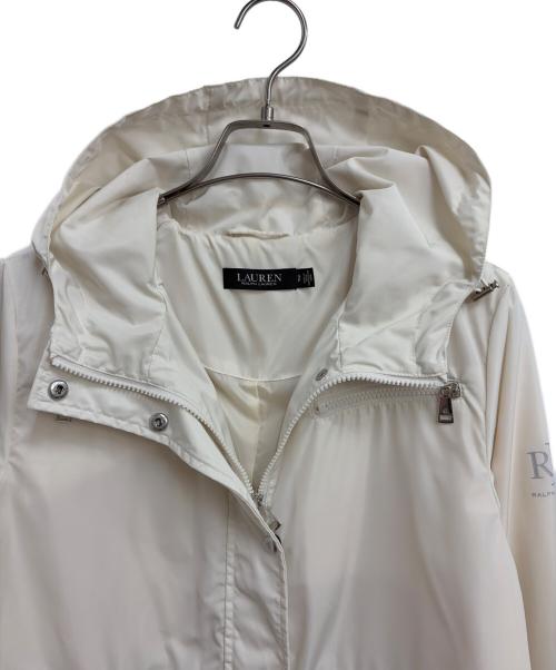 LAUREN RALPH LAUREN（ローレン ラルフ ローレン）LAUREN RALPH LAUREN (ローレン ラルフ ローレン) ナイロンジャケット アイボリー サイズ:Sの古着・服飾アイテム