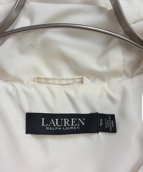 LAUREN RALPH LAUREN（ローレン ラルフ ローレン）LAUREN RALPH LAUREN (ローレン ラルフ ローレン) ナイロンジャケット アイボリー サイズ:Sの古着・服飾アイテム