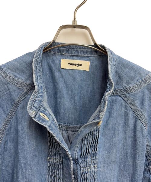 tumugu（ツムグ）tumugu (ツムグ) 長袖シャツ インディゴ サイズ:Fの古着・服飾アイテム