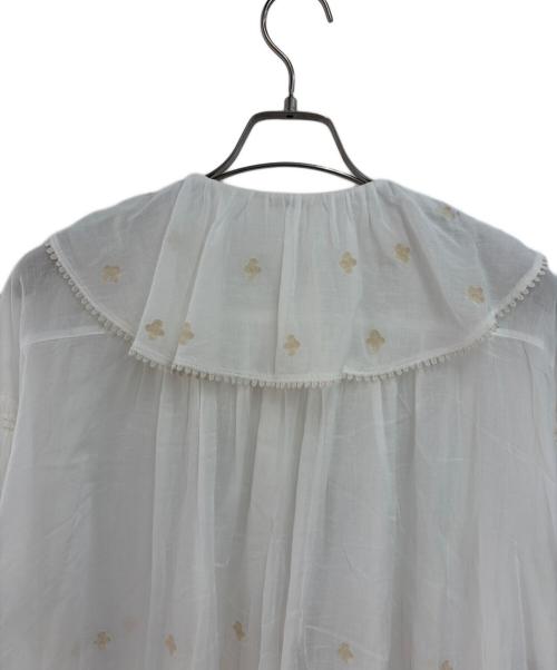 tumugu（ツムグ）tumugu (ツムグ) 長袖ブラウス ホワイト サイズ:Fの古着・服飾アイテム