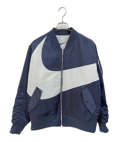 NIKE（ナイキ）NIKE (ナイキ) ボンバージャケット ネイビー×ホワイト サイズ:XXLの古着・服飾アイテム