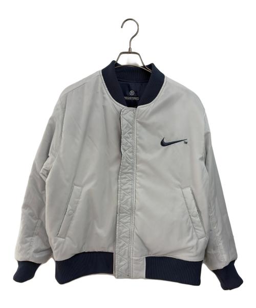 NIKE（ナイキ）NIKE (ナイキ) ボンバージャケット ネイビー×ホワイト サイズ:XXLの古着・服飾アイテム