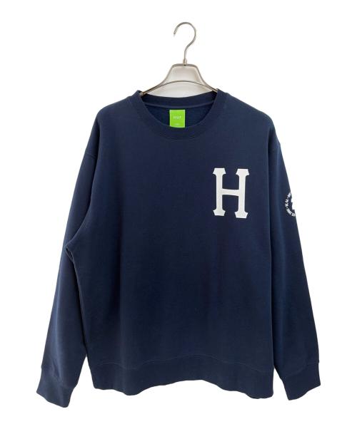 HUF（ハフ）HUF (ハフ) 長袖スウェット ネイビー サイズ:XXLの古着・服飾アイテム