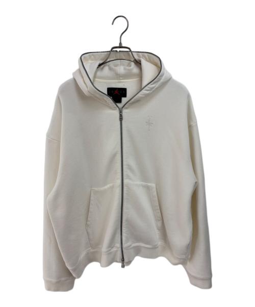 JORDAN（ジョーダン）JORDAN (ジョーダン) Travis Scott (トラヴィススコット) ジップパーカー ホワイト サイズ:Lの古着・服飾アイテム