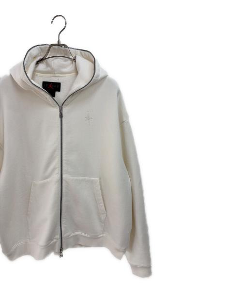JORDAN（ジョーダン）JORDAN (ジョーダン) Travis Scott (トラヴィススコット) ジップパーカー ホワイト サイズ:Lの古着・服飾アイテム