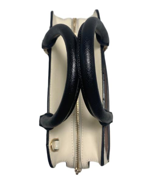 Kate Spade（ケイトスペード）Kate Spade (ケイトスペード) 2WAYショルダーバッグ ベージュ×ホワイトの古着・服飾アイテム
