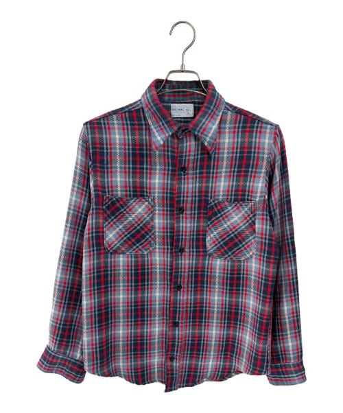 big mac（ビッグマック）big mac (ビッグマック) 長袖シャツ ブルー サイズ:Lの古着・服飾アイテム
