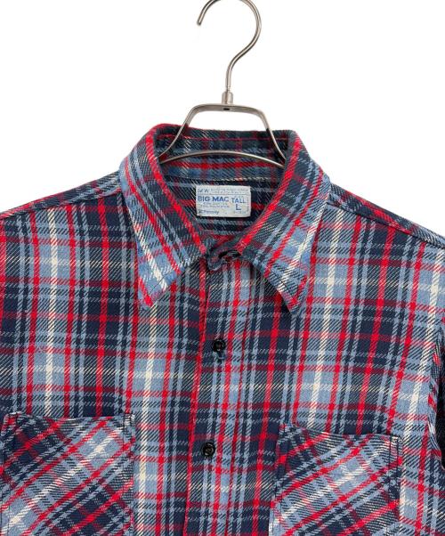 big mac（ビッグマック）big mac (ビッグマック) 長袖シャツ ブルー サイズ:Lの古着・服飾アイテム