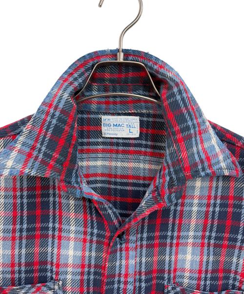 big mac（ビッグマック）big mac (ビッグマック) 長袖シャツ ブルー サイズ:Lの古着・服飾アイテム