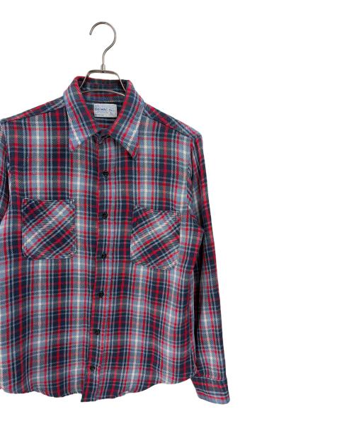 big mac（ビッグマック）big mac (ビッグマック) 長袖シャツ ブルー サイズ:Lの古着・服飾アイテム