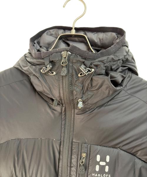 HAGLOFS（ホグロフス）HAGLOFS (ホグロフス) ダウンジャケット ブラック サイズ:Mの古着・服飾アイテム