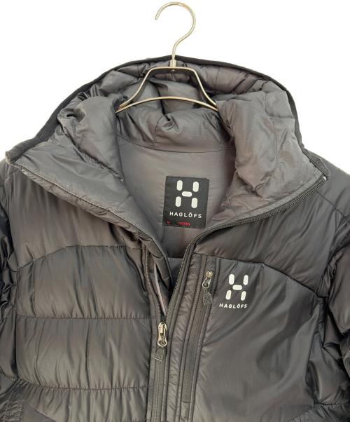 HAGLOFS（ホグロフス）HAGLOFS (ホグロフス) ダウンジャケット ブラック サイズ:Mの古着・服飾アイテム