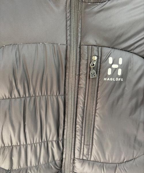 HAGLOFS（ホグロフス）HAGLOFS (ホグロフス) ダウンジャケット ブラック サイズ:Mの古着・服飾アイテム