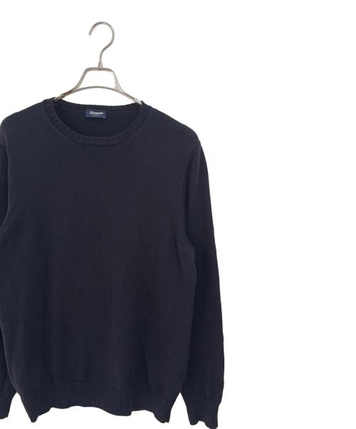 Drumohr（ドルモア）Drumohr (ドルモア) 薄手ニット ネイビー サイズ:50の古着・服飾アイテム