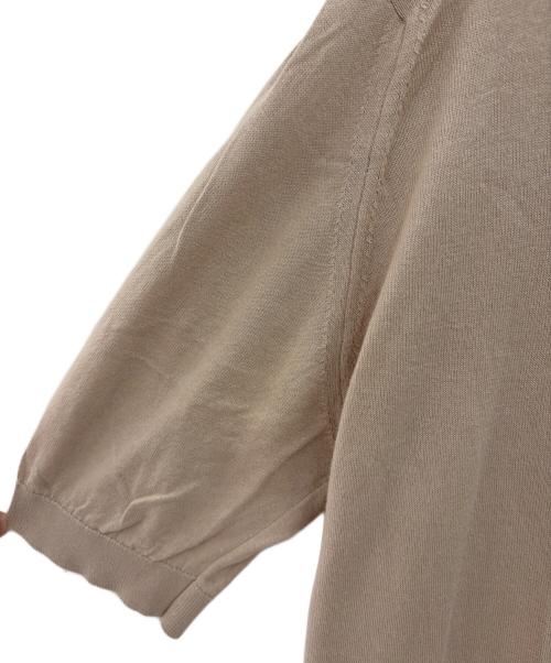 JOHN SMEDLEY（ジョンスメドレー）JOHN SMEDLEY (ジョンスメドレー) ポロシャツ ベージュ サイズ:Lの古着・服飾アイテム