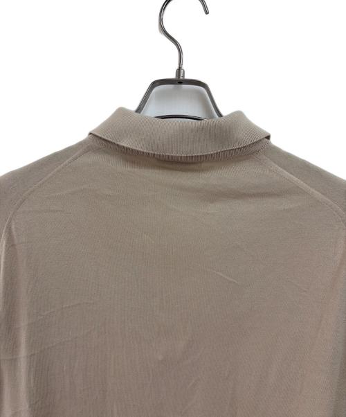 JOHN SMEDLEY（ジョンスメドレー）JOHN SMEDLEY (ジョンスメドレー) ポロシャツ ベージュ サイズ:Lの古着・服飾アイテム